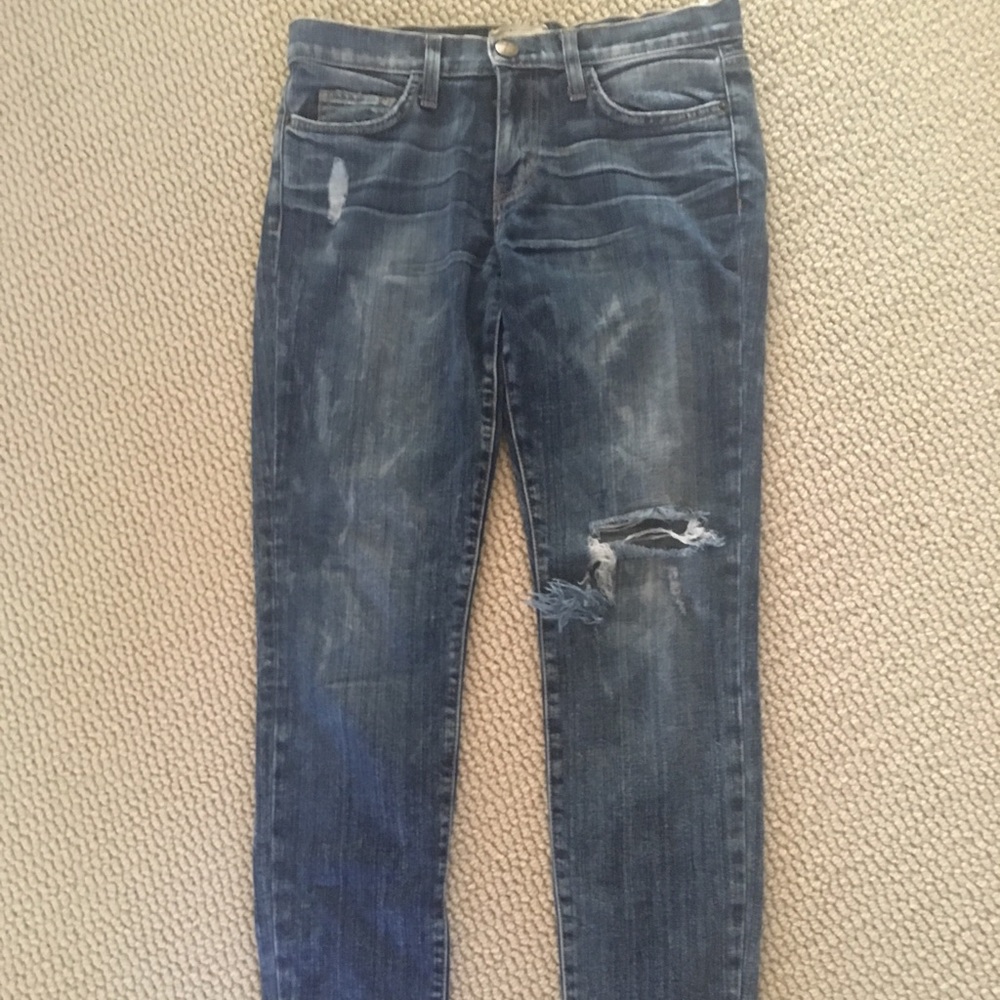 Current/Elliot Distressed Jeans NEW